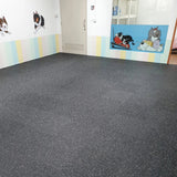 Rubber Interlocking Mats - Black with White Speckles