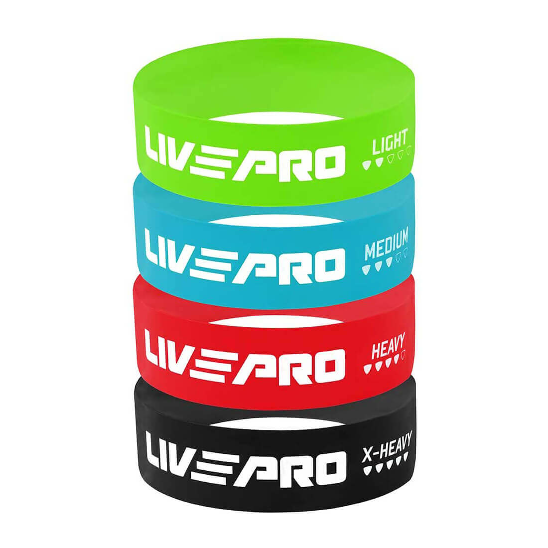 Livepro Resistance Loop Bands – Set of 4