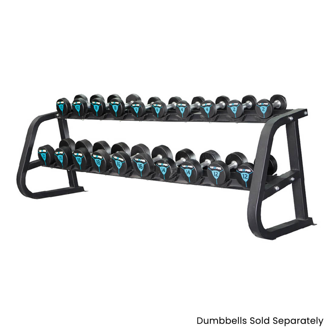 Livepro 2-Tier Commercial Dumbbells Rack