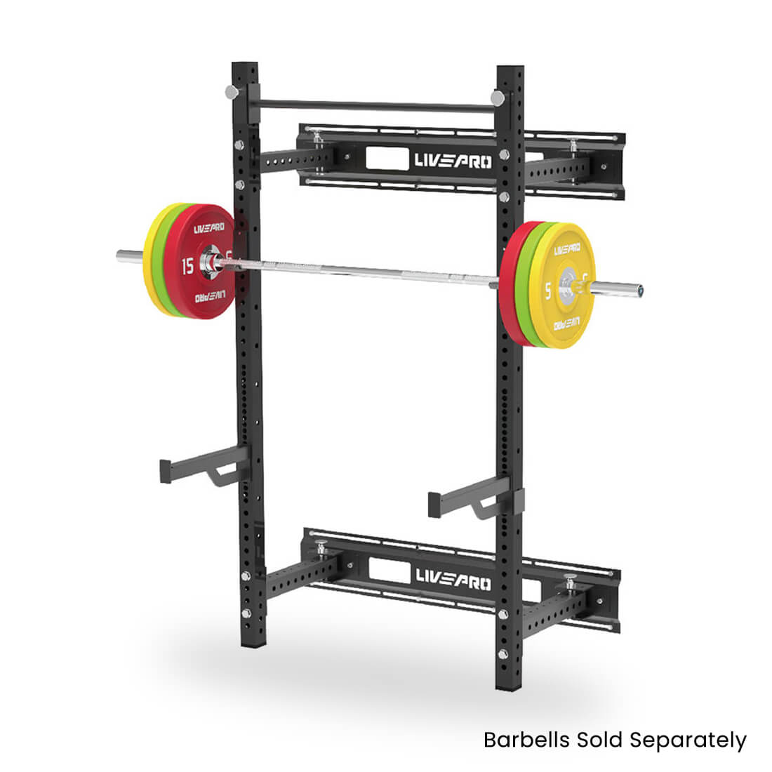 lp8890 wall mounted foldable squat rack