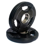 Liveup Tri-Grip Rubber Olympic Plates 25kg - Sold as Pair