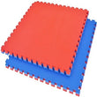 Martial Arts Eva Foam Tatami Mats - Red & Blue - 20mm