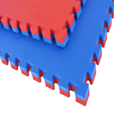 Martial Arts Eva Foam Tatami Mats - Red & Blue - 20mm