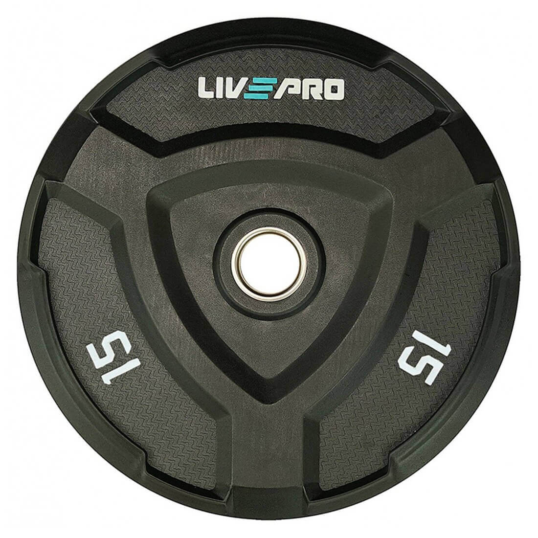 Livepro Rubber Bumper Plates - Sold As Pair (5 to 25kg)