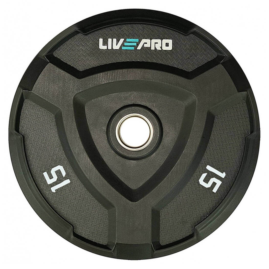 Livepro Rubber Bumper Plates - Sold As Pair (10 to 25kg)