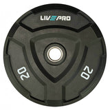 Livepro Rubber Bumper Plates - Sold As Pair (5 to 25kg)
