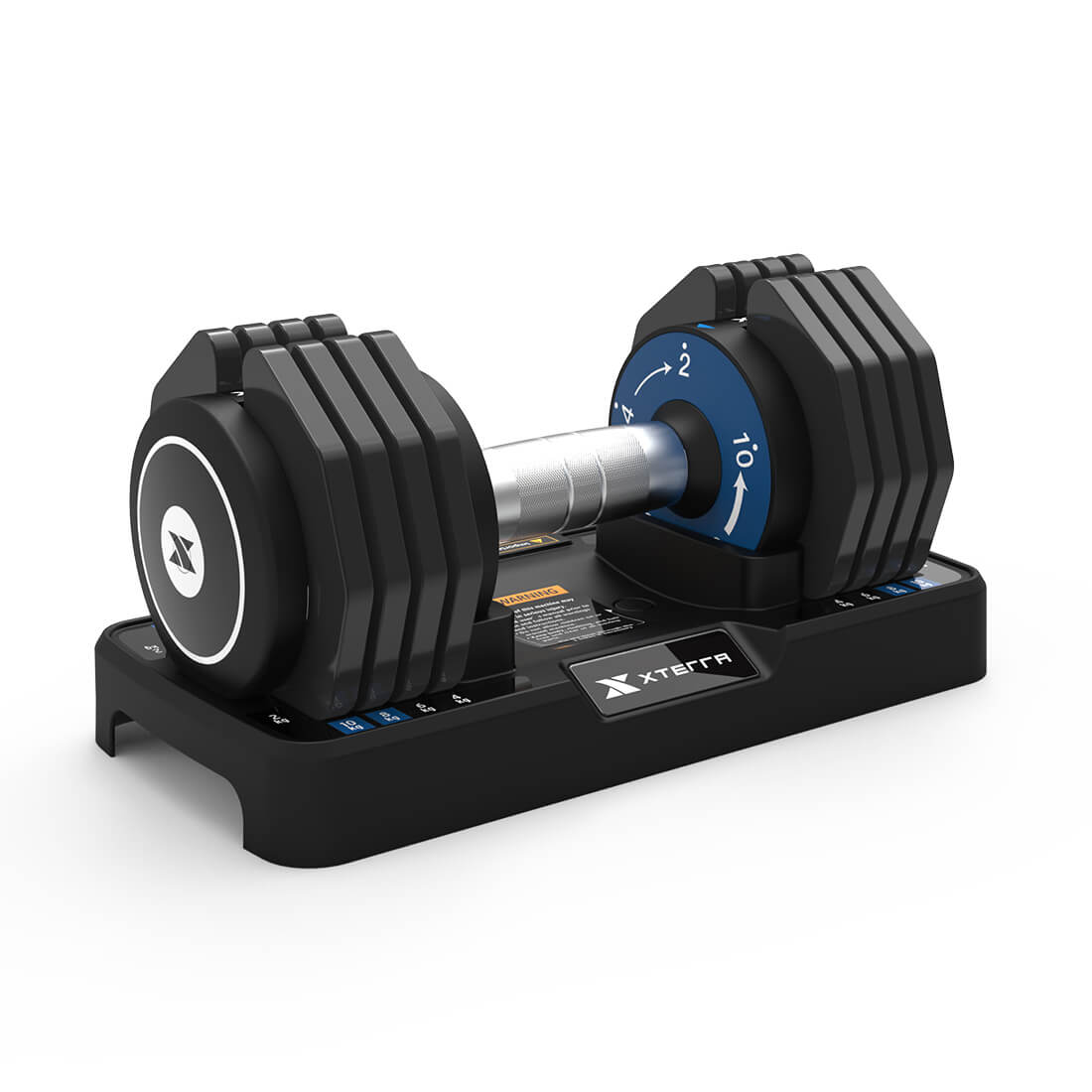 Xterra Adjustable Dumbbells 2-10Kg Set with Stand