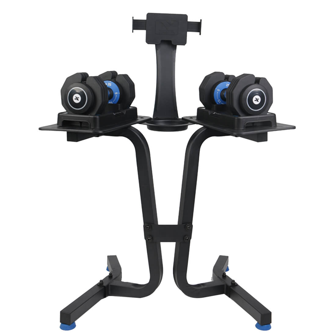 Xterra Adjustable Dumbbells 5-25Kg Set with Stand